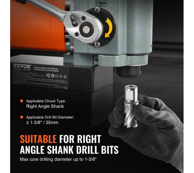 Magnetinė gręžimo mašina 1300 W žemo profilio3