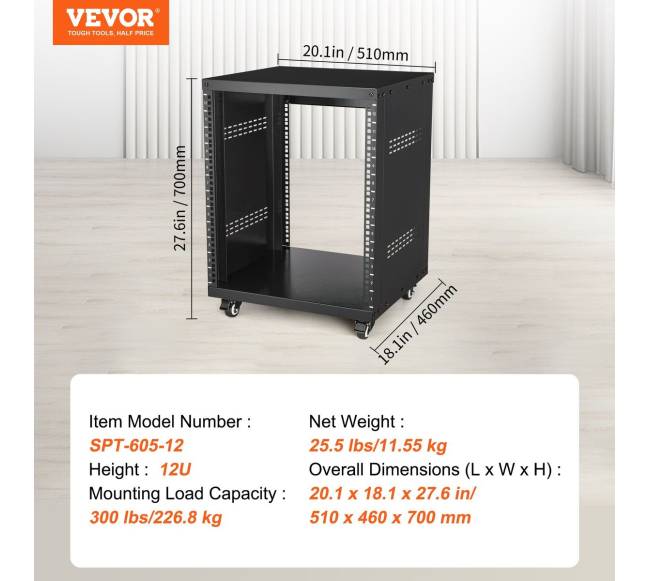 12U AV įrašų studijos stovas6