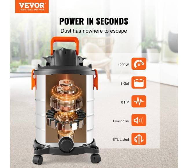 Šlapiassausas dirbtuvių dulkių siurblys 30L1