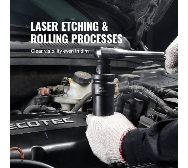 Poveikio lizdų komplektas 8vnt 1" su dėklu4