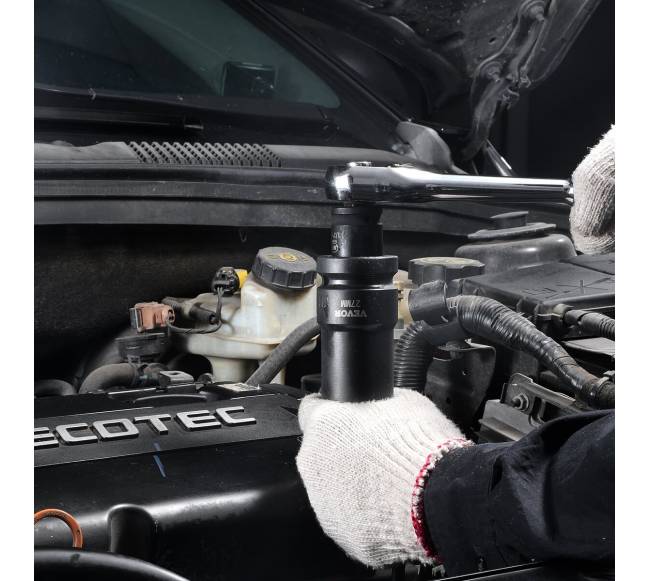 Poveikio lizdų komplektas 8vnt 1" su dėklu7