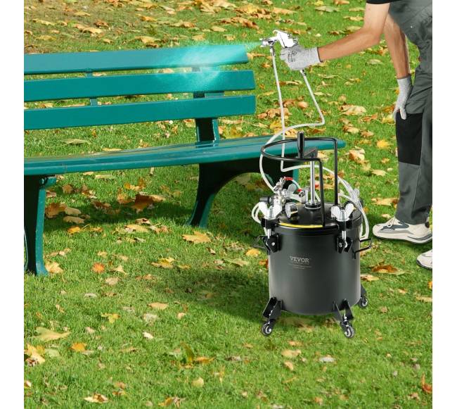 Dažymo purškimo slėginis puodas su ratukais 20L7