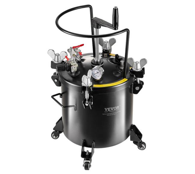 Dažymo purškimo slėginis puodas su ratukais 20L8