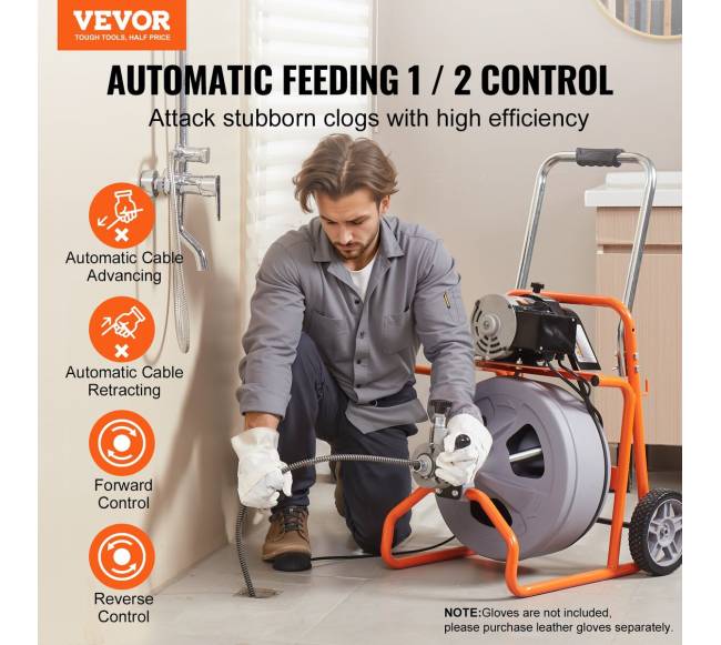 Kanalizacijos valiklis automatinis su ratukais1