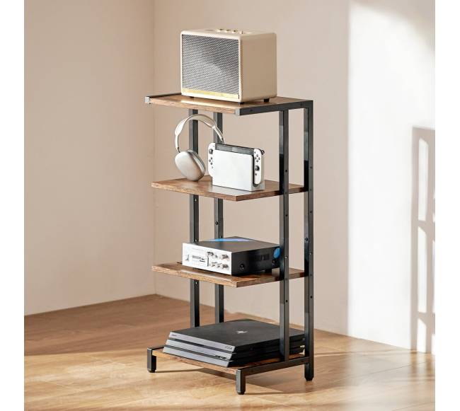 Keturių ​aukštų AV media stovas reguliuojamu aukščiu7