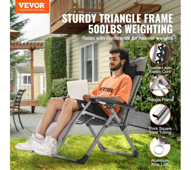 26" lauko ir vidaus gravitatinė kėdė1