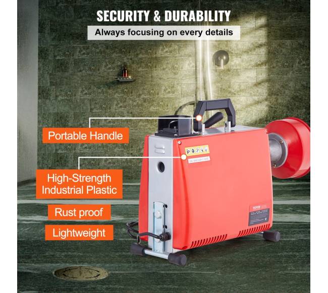 Kanalizacijos valymo mašina 20m x 16mm 250W5