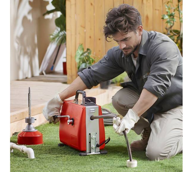 Kanalizacijos valymo mašina 20m x 16mm 250W7