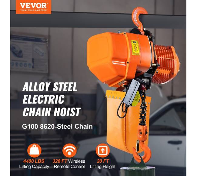 Elektrinis grandininis keltuvas 2000 kg trijų fazių1