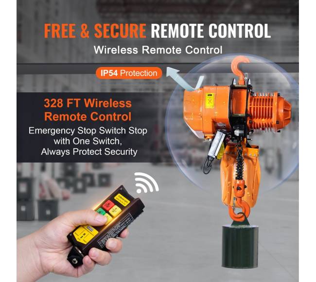 Elektrinis grandininis keltuvas 2000 kg trijų fazių3