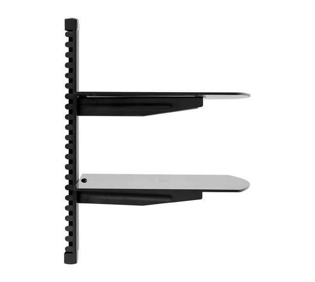 Dviejų aukštų stiklinės lentynos su laikikliu10