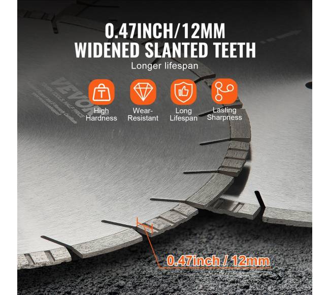 20 colių deimantinis pjovimo diskas betonui2