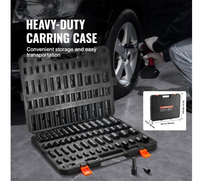 Smūginiai galvutės rinkinys 59 vnt 6 taškų5