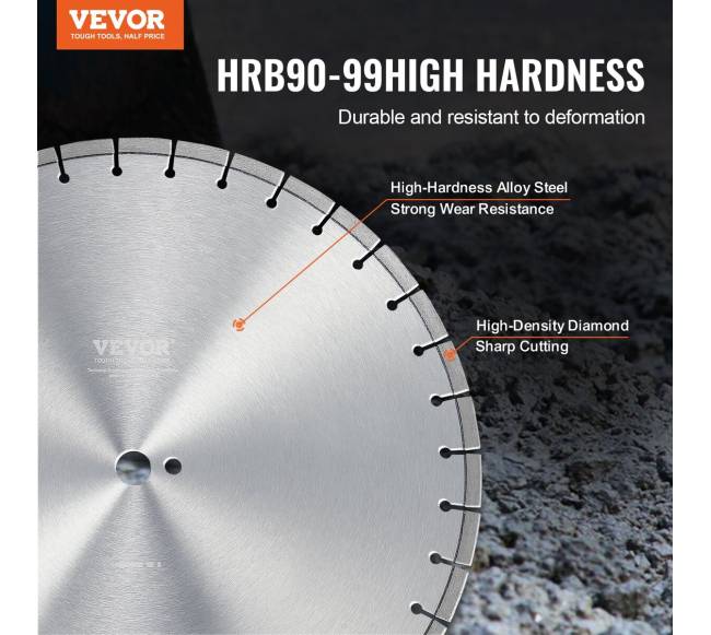 3 dalių deimantiniai pjovimo diskai betonui, 35 cm1