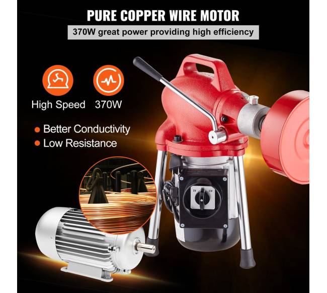 Tualetų valymo mašina 37,9 kg 120 pėdų4