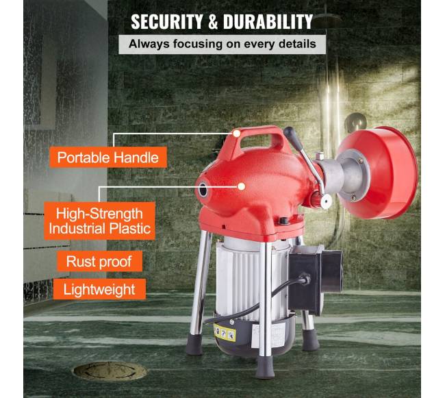 Tualetų valymo mašina 37,9 kg 120 pėdų5