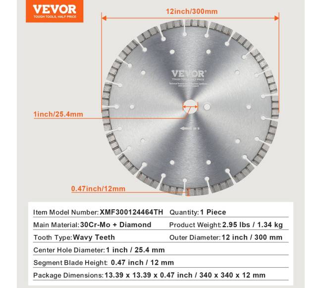 12 colių deimantinis pjūklas betonui6