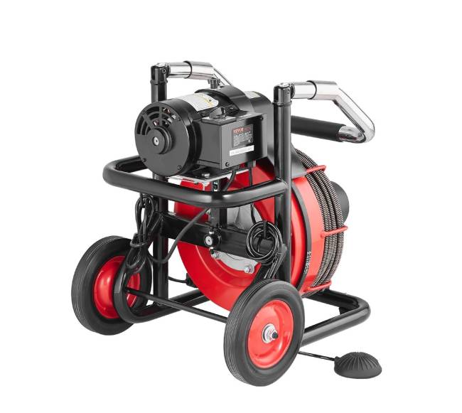 Elektrinis vamzdžių valymo įrenginys 30m x 10mm auto tiektuvas0