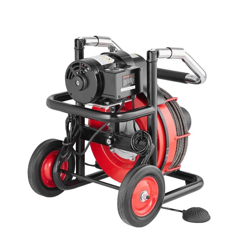 Elektrinis vamzdžių valymo įrenginys 30m x 10mm auto tiektuvas0