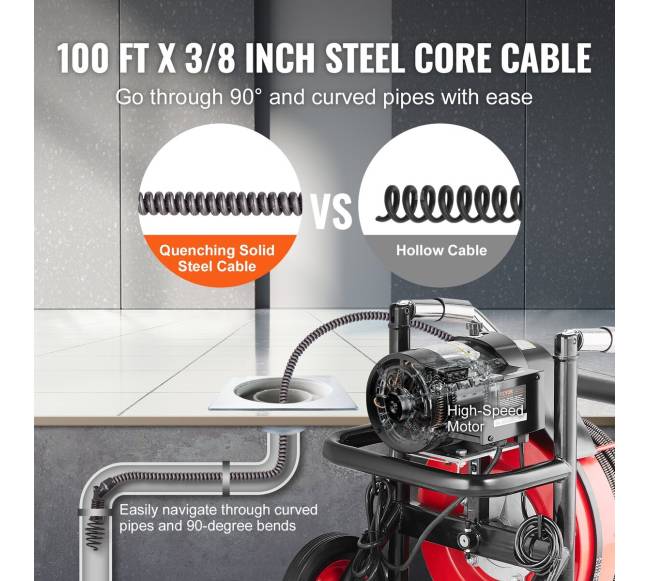 Elektrinis vamzdžių valymo įrenginys 30m x 10mm auto tiektuvas2