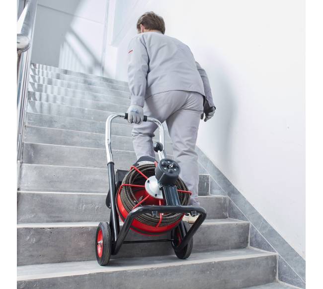 Elektrinis vamzdžių valymo įrenginys 30m x 10mm auto tiektuvas7