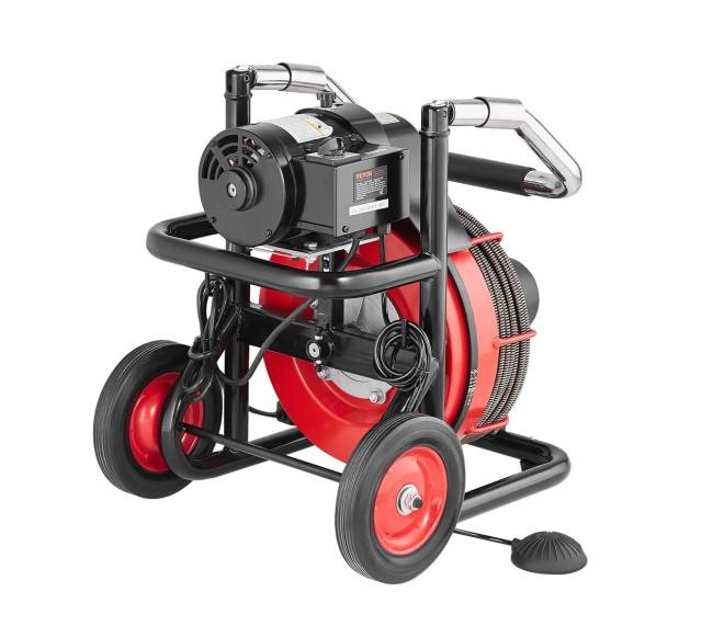 Elektrinis vamzdžių valymo įrenginys 30m x 10mm auto tiektuvas8