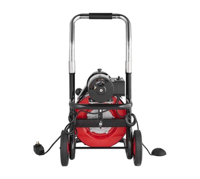 Elektrinis vamzdžių valymo įrenginys 30m x 10mm auto tiektuvas9