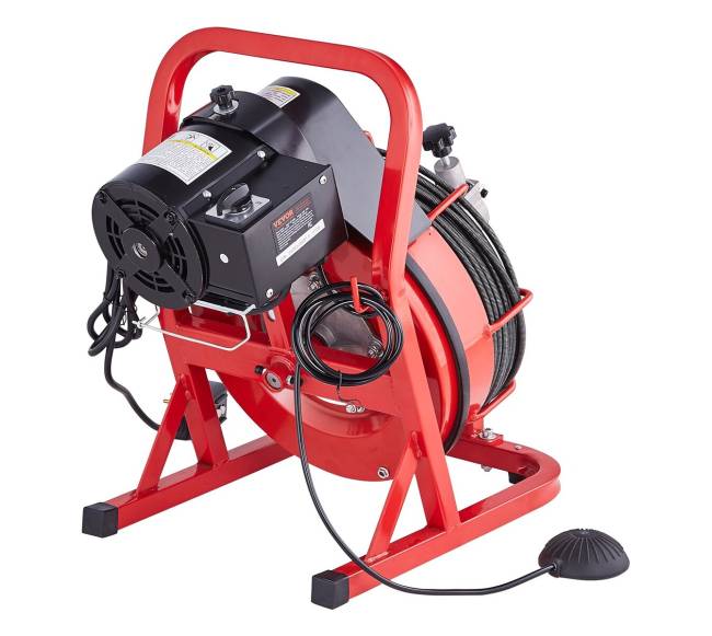 elektrinis kanalizacijos valytuvas su 15m ilgintuvu0