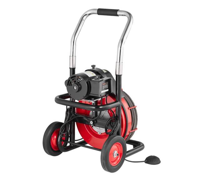 Elektrinė vamzdynų valymo mašina 100FT x 12 mm8