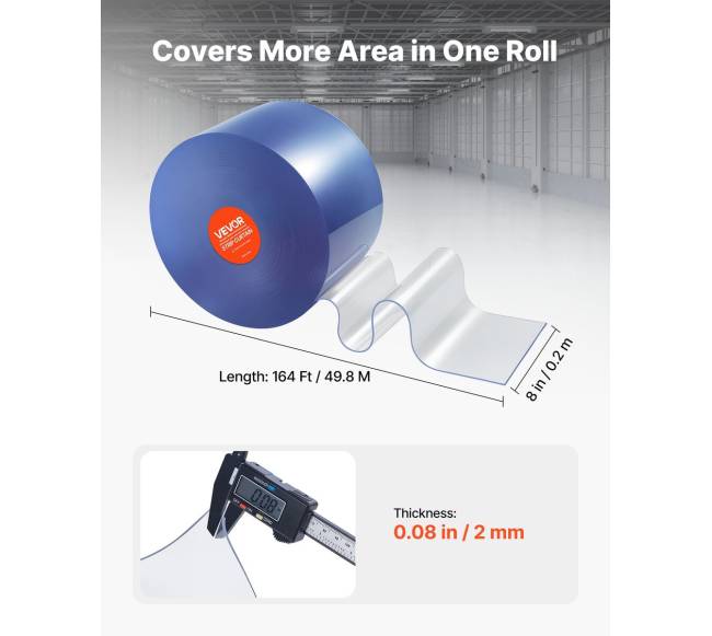 PVC durų užuolaida šaldytuvams ir sandėliavimo patalpoms1