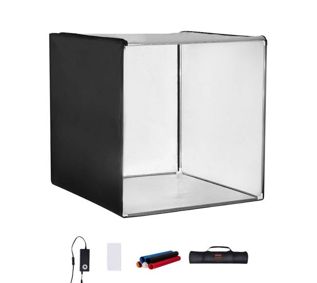 Foto studijos šviesdėžė 100 x 100 cm su LED apšvietimu8