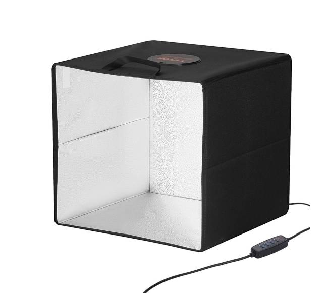 Fotostudijos šviesdėžė su spalvotomis fonduromis0