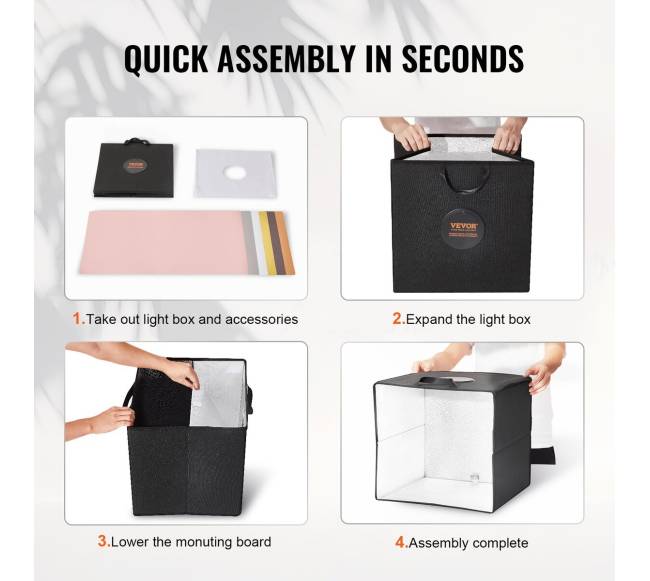 Fotostudijos šviesdėžė su spalvotomis fonduromis5