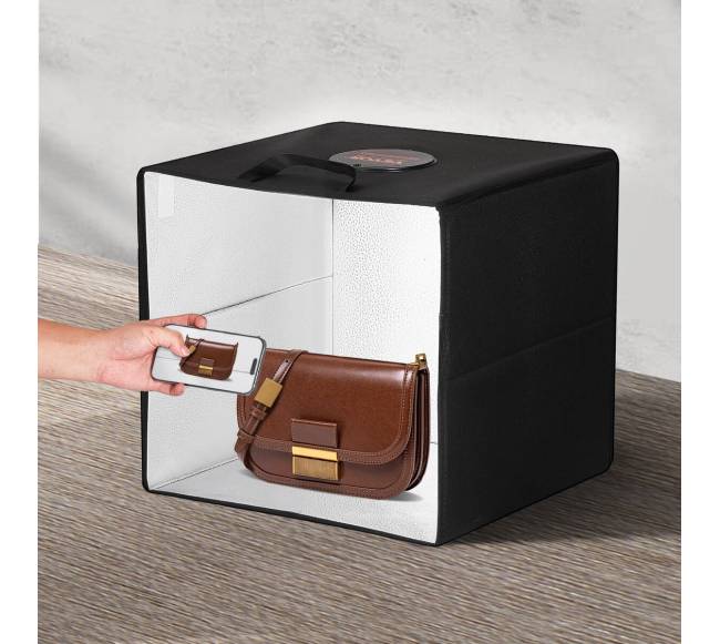 Fotostudijos šviesdėžė su spalvotomis fonduromis7