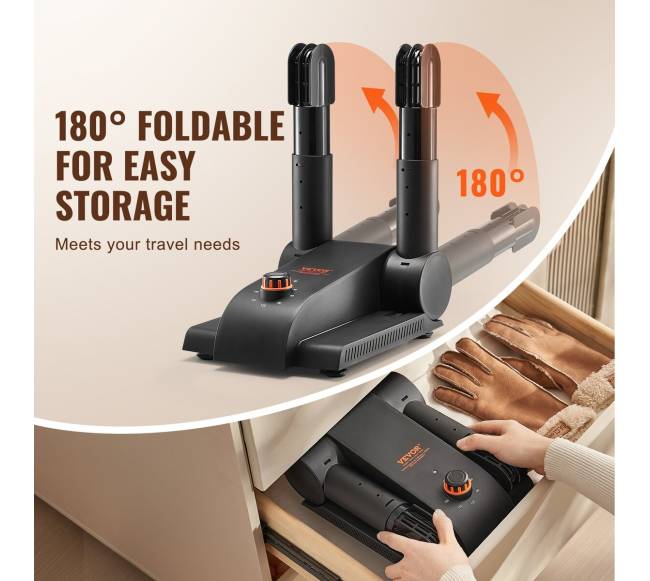 Kompaktiškas batų džiovintuvas su pūtikliu4