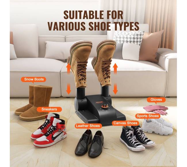 Kompaktiškas batų džiovintuvas su pūtikliu5