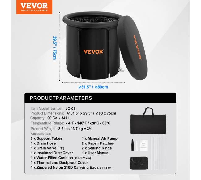 Atletų šalto vandens terapijos vonia6