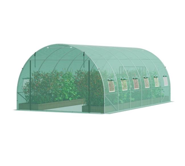 Tunelio tipo šiltnamis 590x295x198 cm su PE danga9