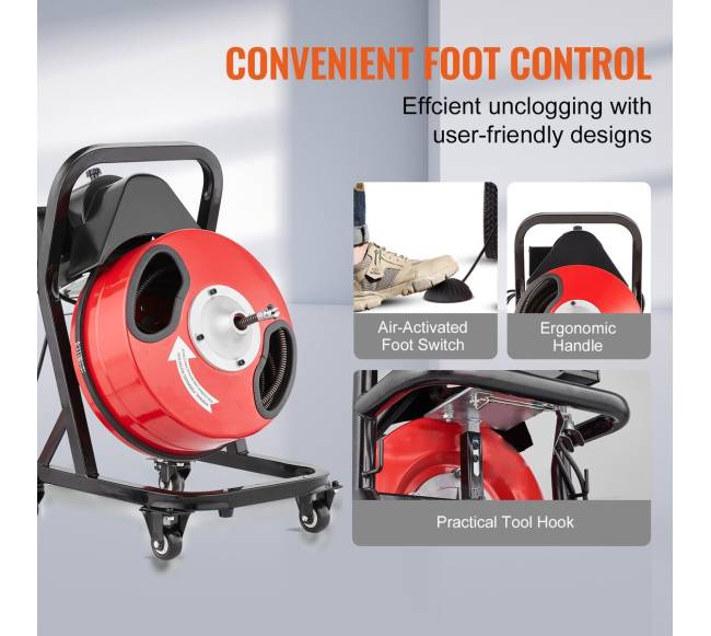 Vamzdynų valymo įrenginys su ratukais5