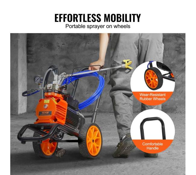 Vežimėlio beorių dažų purkštuvas 1100 W4