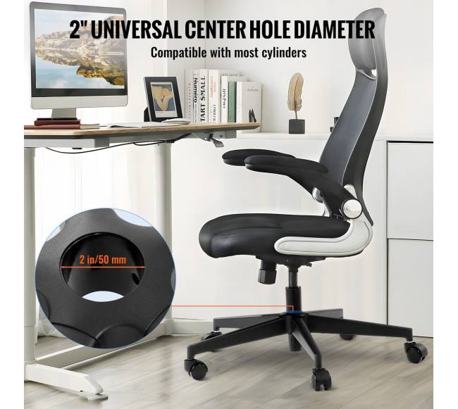 Biuro kėdės pagrindo keitimas 28 colių2