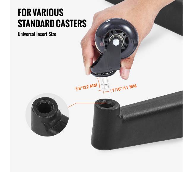 Biuro kėdės pagrindo keitimas 28 colių3