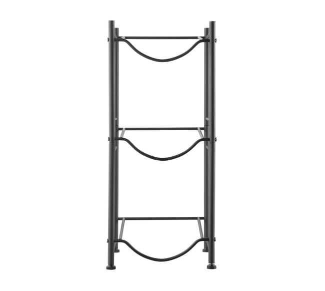 Trijų aukštų vandens butelių lentyna 3 buteliams10