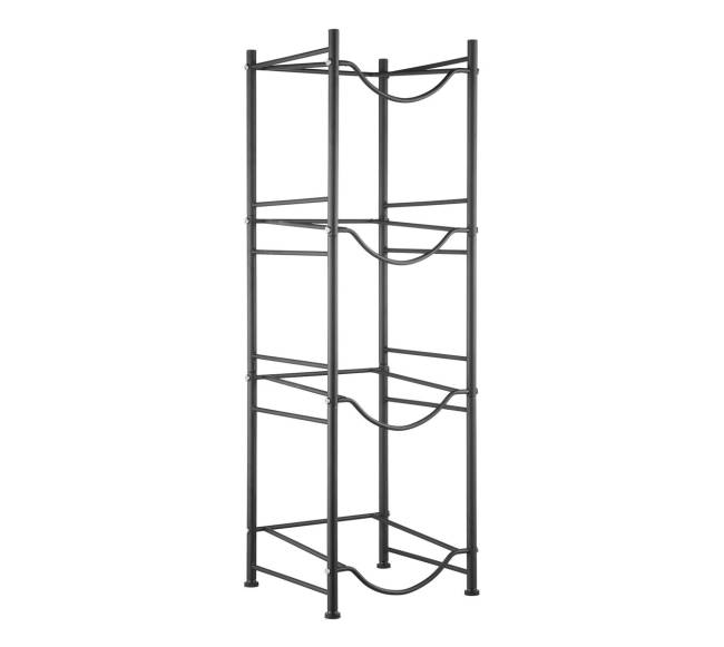 4 lygmens juodas stovinčių vandens butelių laikiklis9