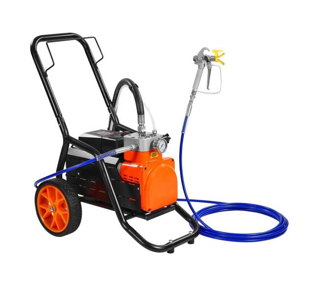 Elektrinis vežimėlis beorio dažų purkštuvas0