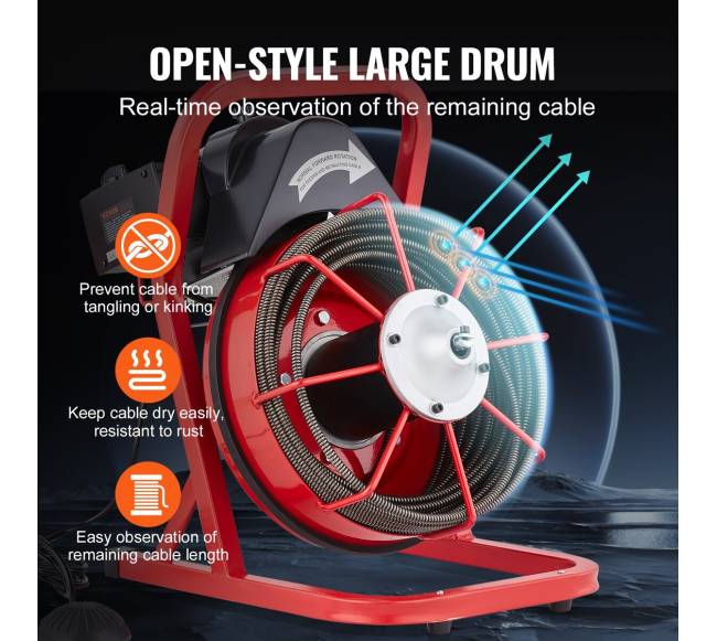 75 ft ilgio kanalų valymo mašina su pjūkleliais3