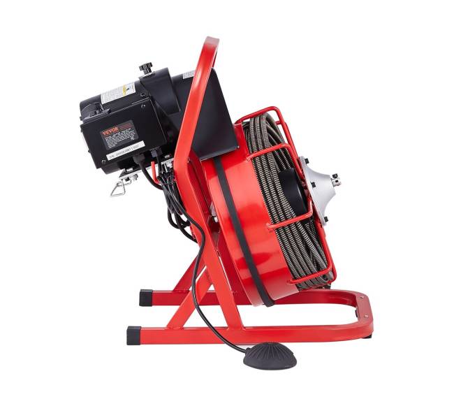 75 ft ilgio kanalų valymo mašina su pjūkleliais10