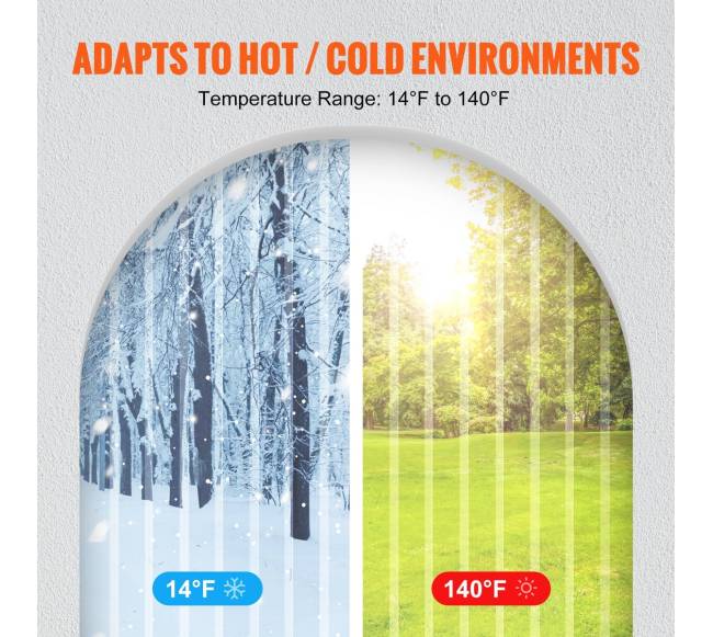 PVC juosta durims šaldytuvui 5000 x 20 cm3