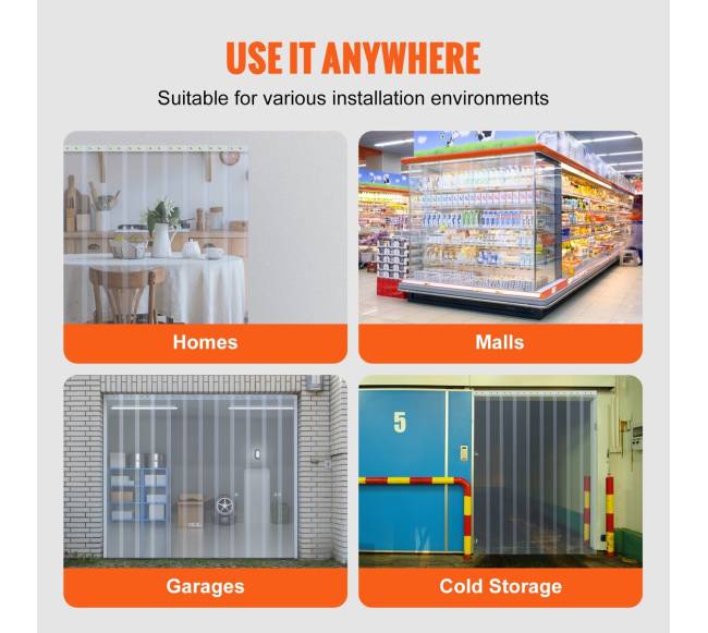 PVC juosta durims šaldytuvui 5000 x 20 cm5