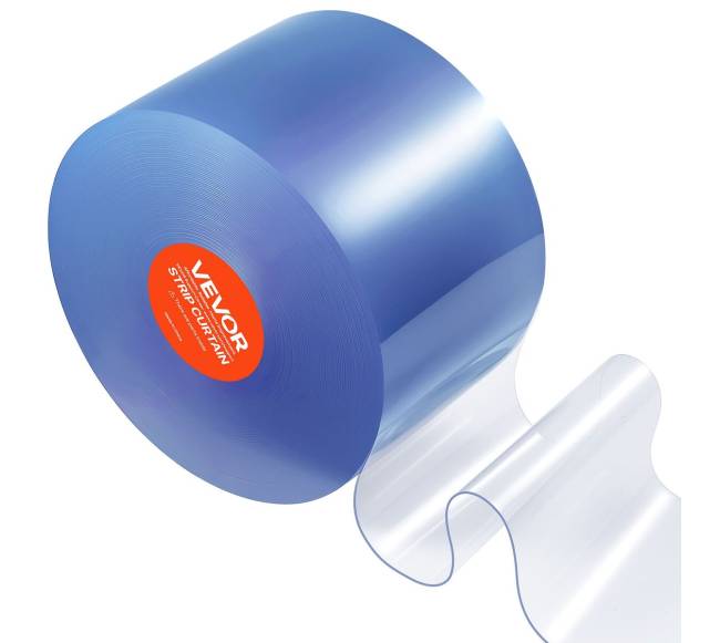 PVC juostos durų uždanga 45.72 m x 20 cm8